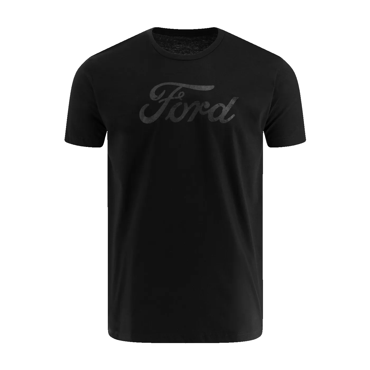 Ford Mens Distressed Script Short Sleeve T-Shirt sold by Ford