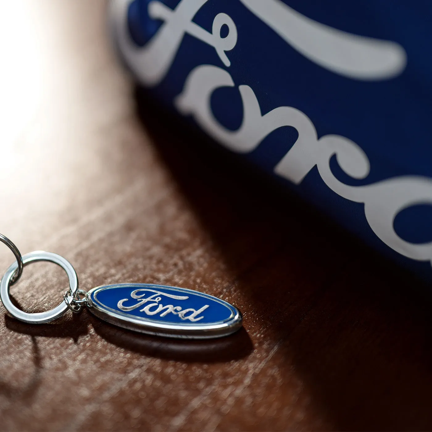 Ford Oval Blue Enamel Keychain sold by Ford product image thumbnail 2