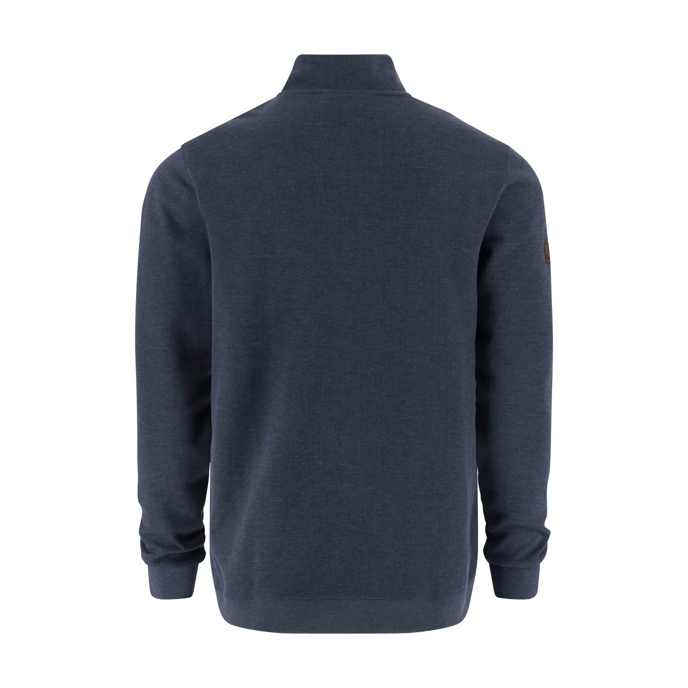 Ford Mens Heather Navy Quarter Zip Sweatshirt sold by Ford product image thumbnail 2