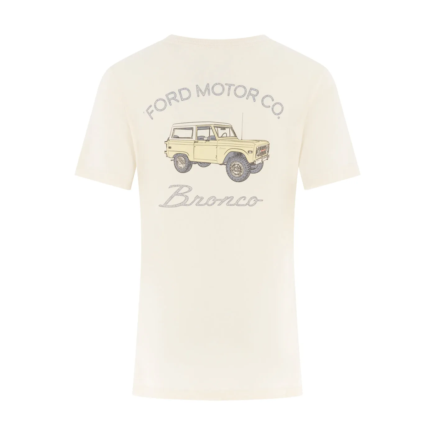 Ford Bronco Vintage Womens Cream Graphic T-Shirt sold by Ford product image thumbnail 4