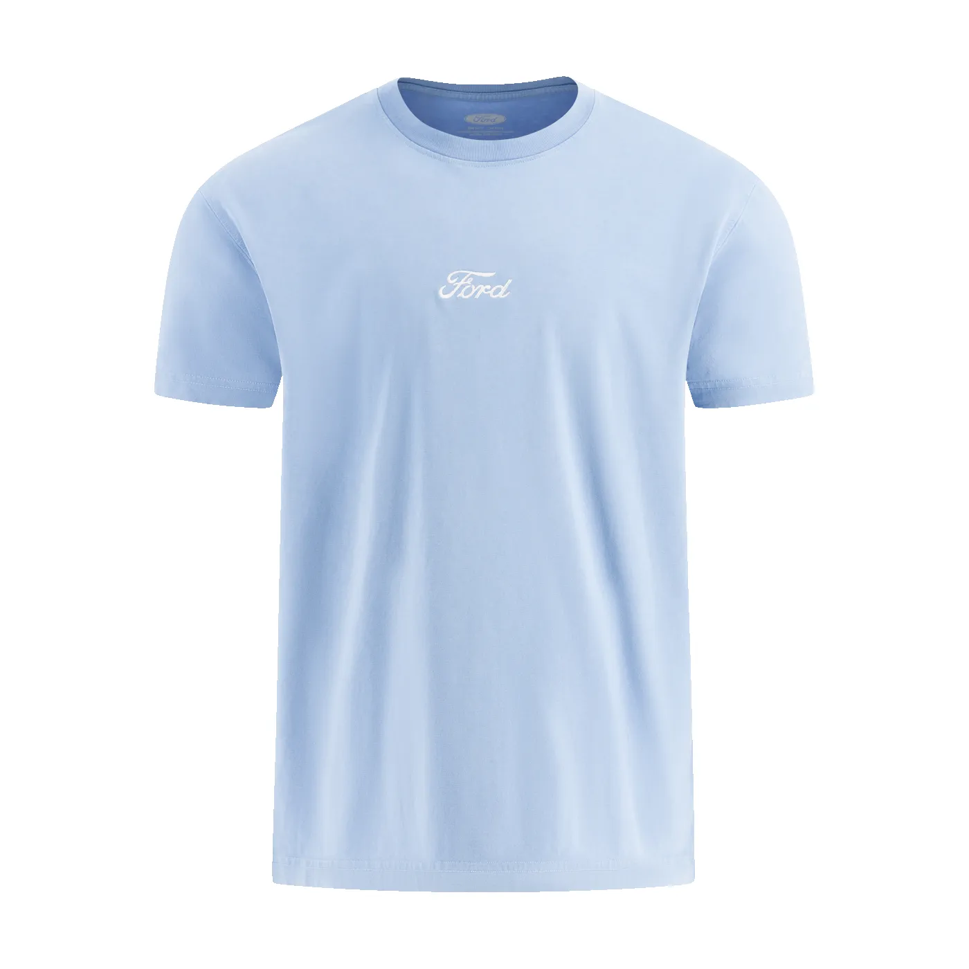 Ford Script Mens Light Blue T-Shirt sold by Ford