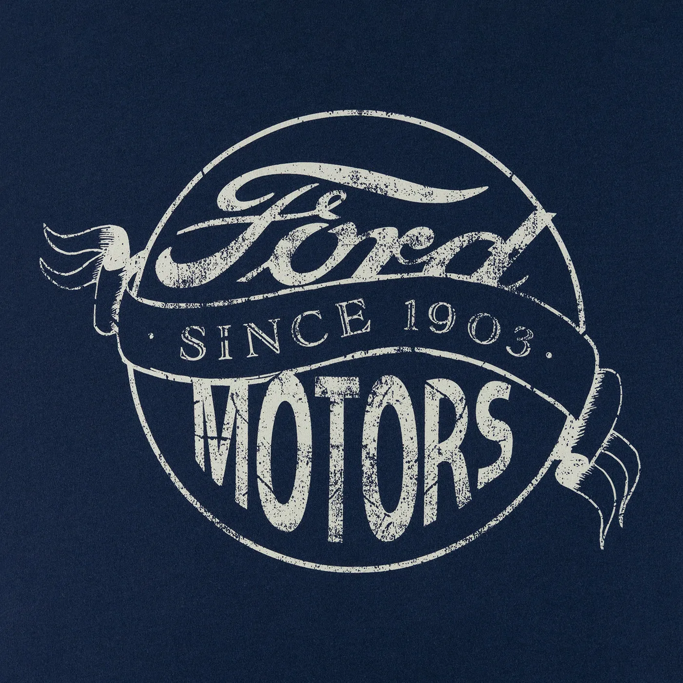 Ford Vintage Mens Since 1903 Navy Blue T-Shirt sold by Ford product image thumbnail 3