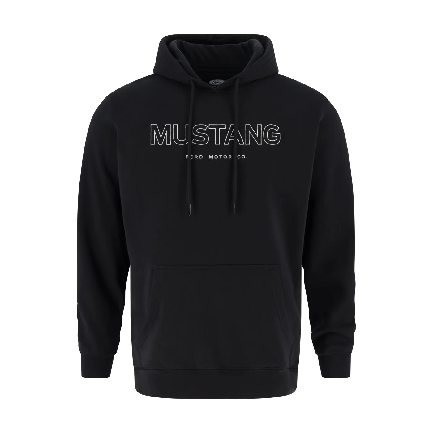 Ford Mustang Mens Black Block Letter Hoodie sold by Ford
