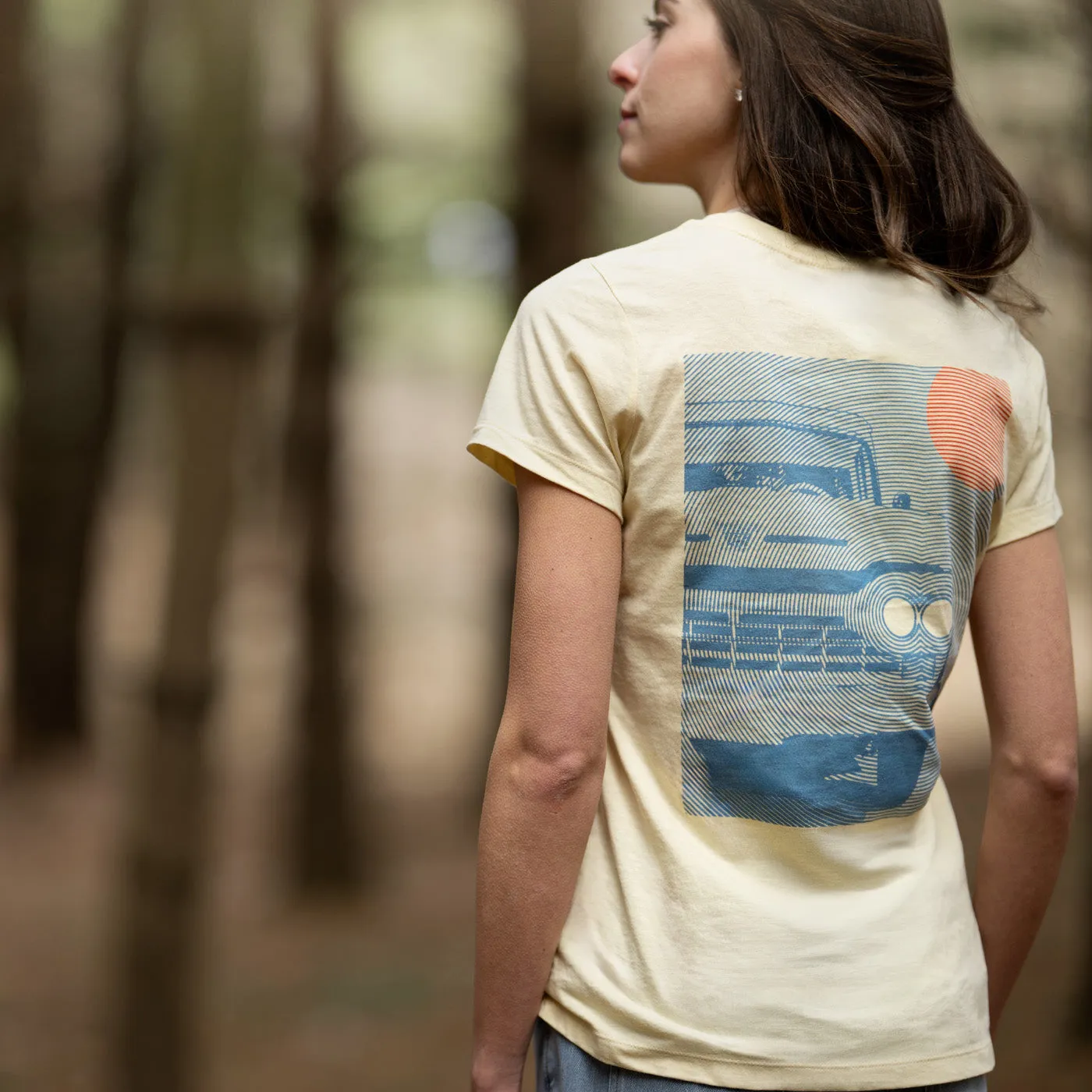 Ford Trucks Womens Yellow Retro Graphic T-Shirt sold by Ford product image thumbnail 2