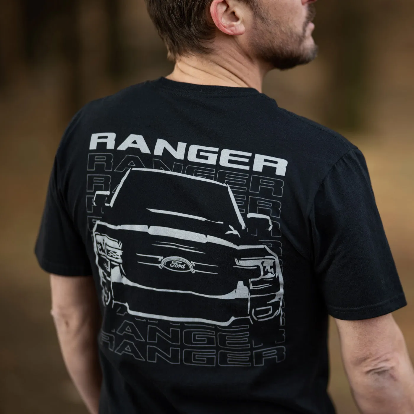 Ford Ranger Mens Black Graphic Truck T-Shirt sold by Ford product image thumbnail 2