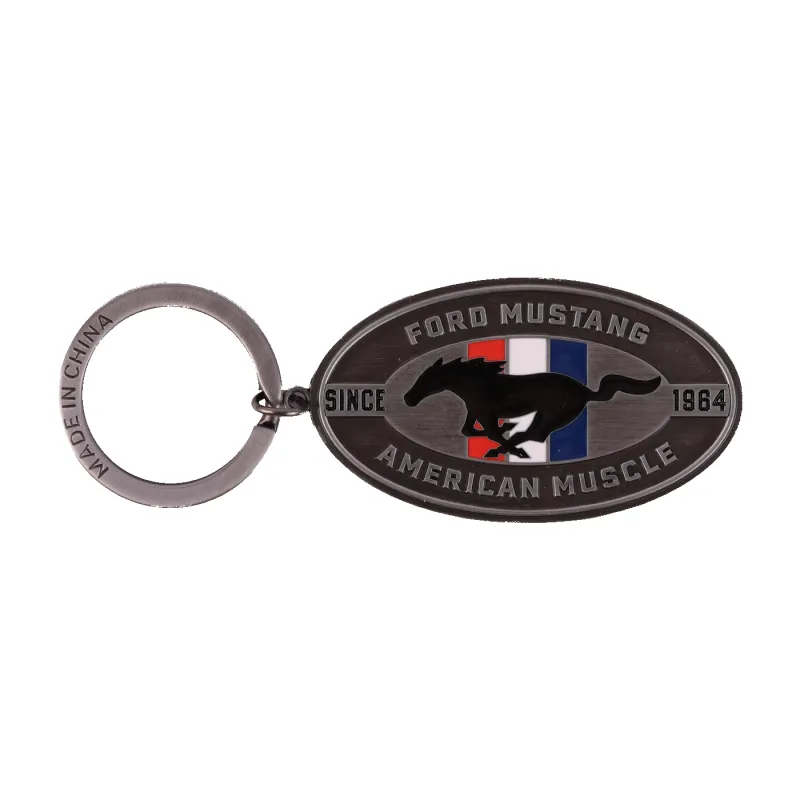 Ford Mustang Tribar Logo Keychain made by Ford