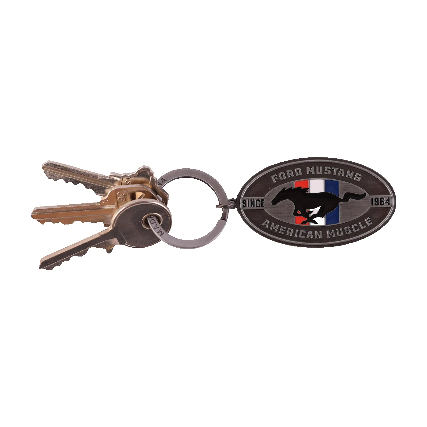 Ford Mustang Tribar Logo Keychain sold by Ford product image thumbnail 2