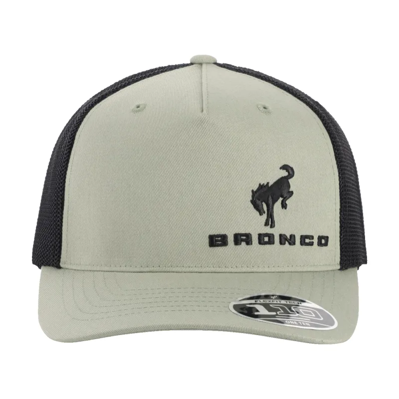 Ford Bronco Sage Green Flexfit Snapback Hat made by Ford