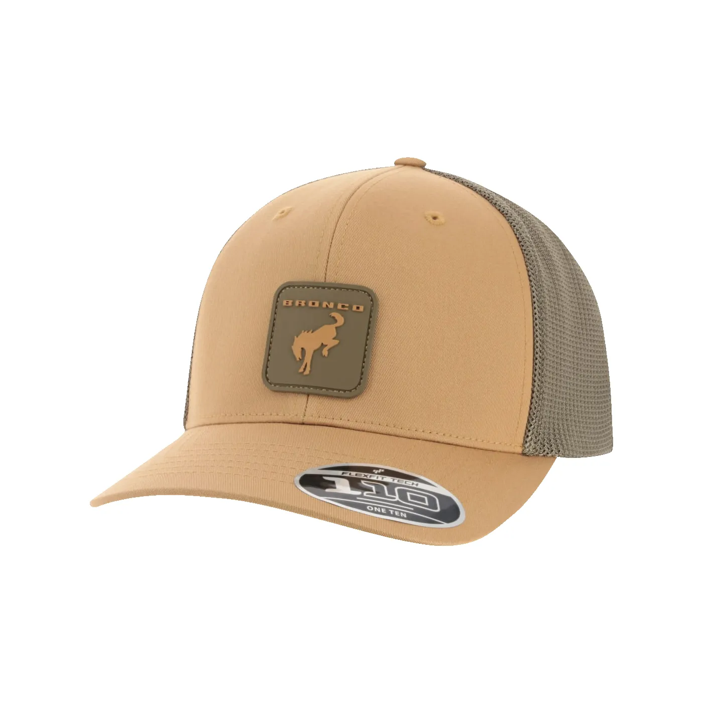 Ford Bronco Patch Tan & Green Snapback Hat sold by Ford