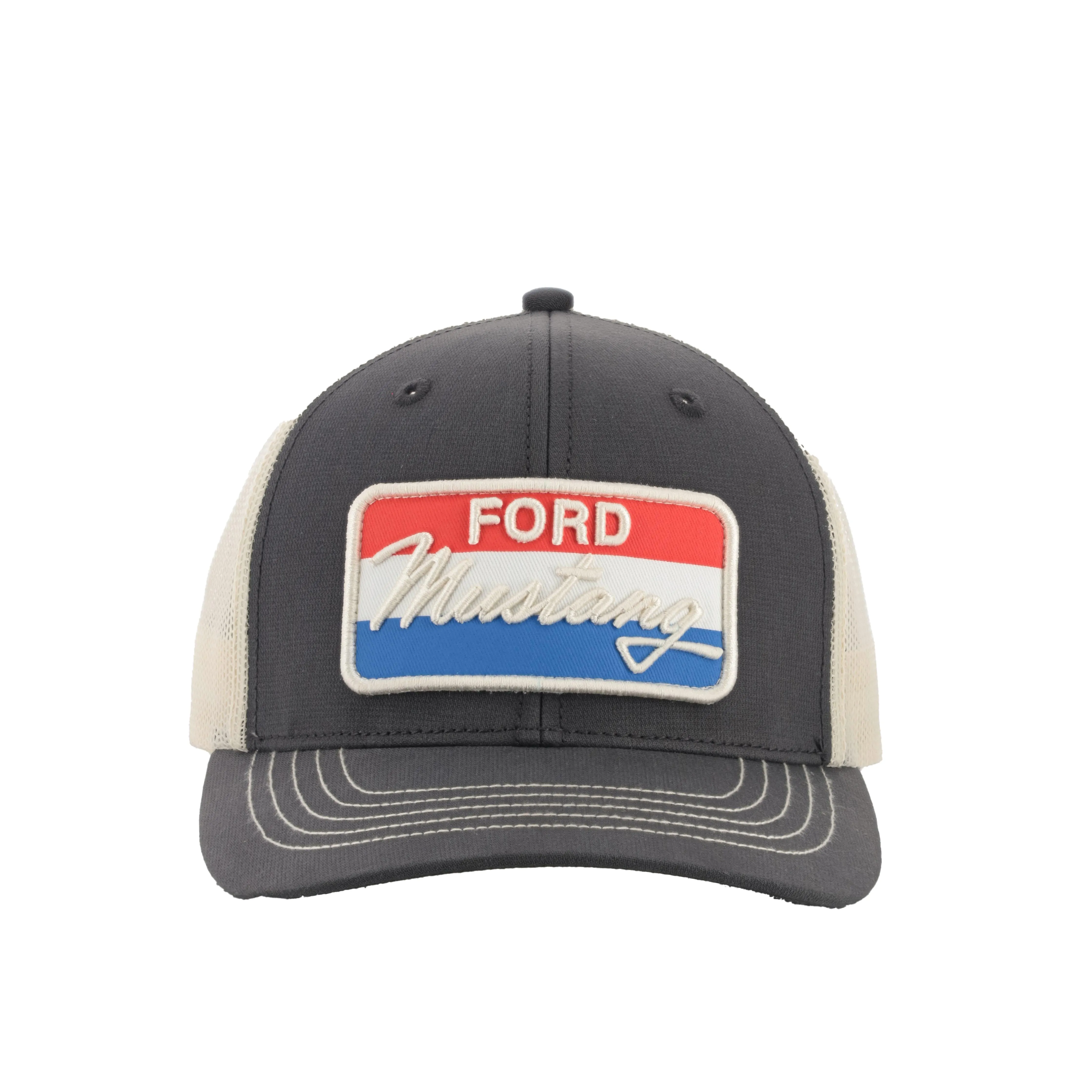 Ford Mustang Vintage Striped Patch Snapback Hat sold by Ford product image thumbnail 5