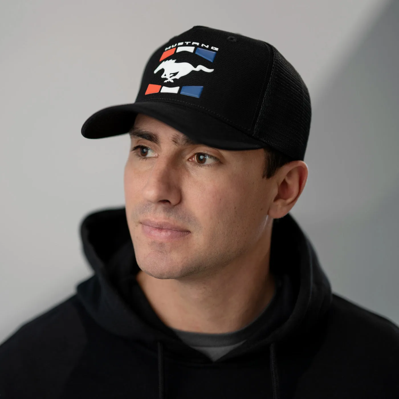 Ford Mustang Tribar Stripe Patch Snapback Hat sold by Ford product image thumbnail 2