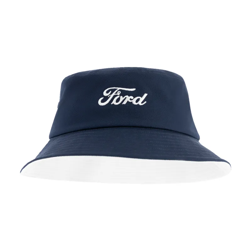 Ford Script Navy Blue Bucket Hat made by Ford