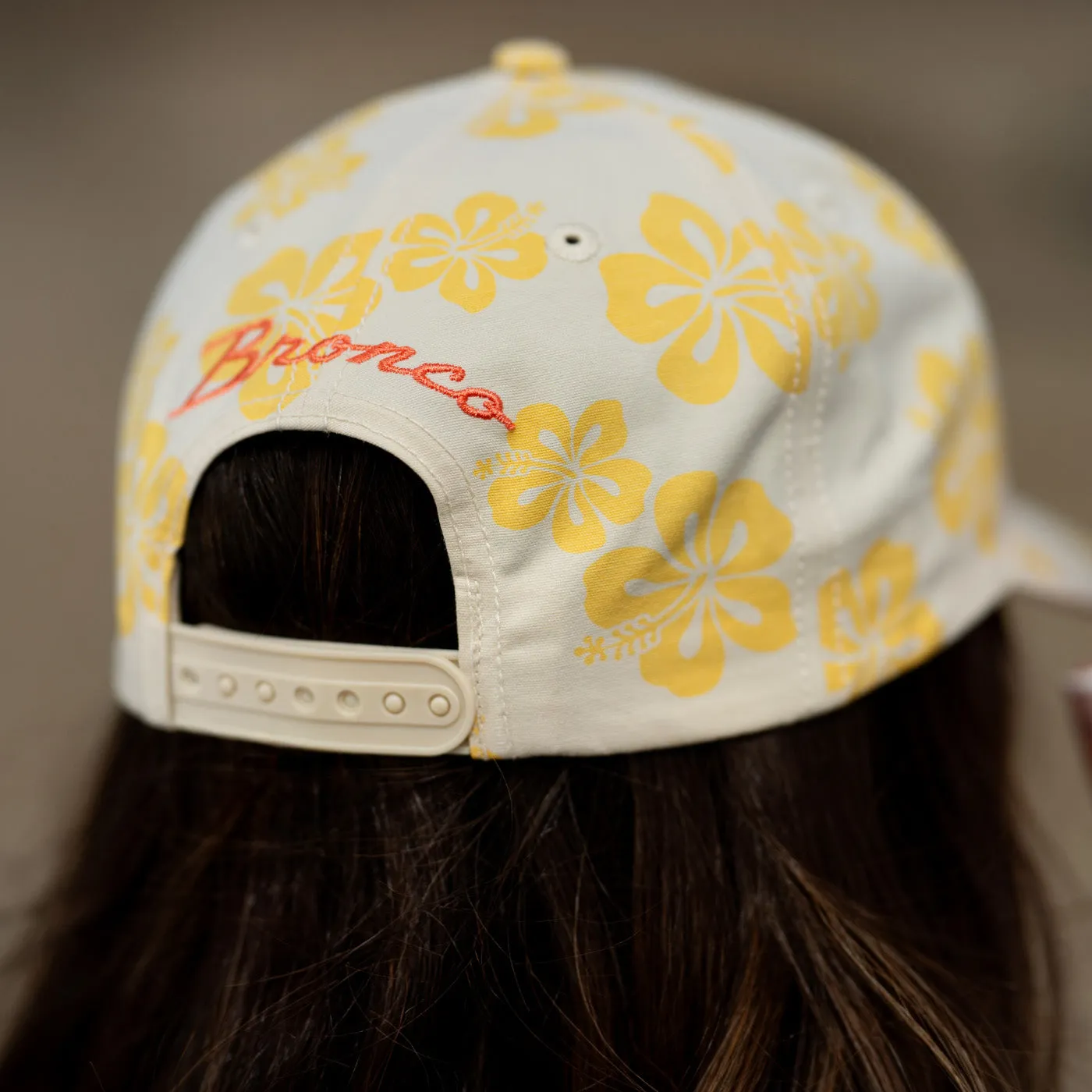 Ford Bronco Light Yellow Floral Snapback Hat sold by Ford product image thumbnail 3