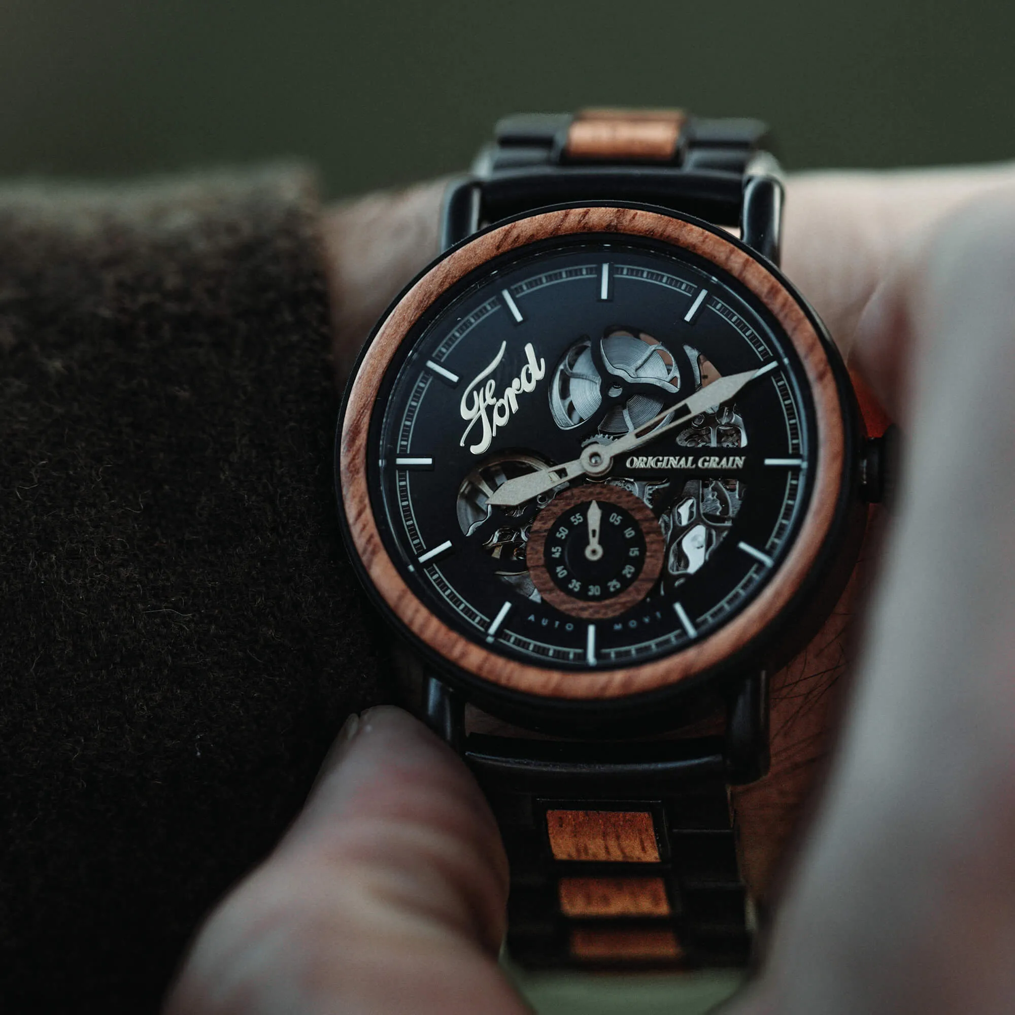 Ford x Original Grain Heritage Automatic 40mm Watch sold by Ford product image thumbnail 4