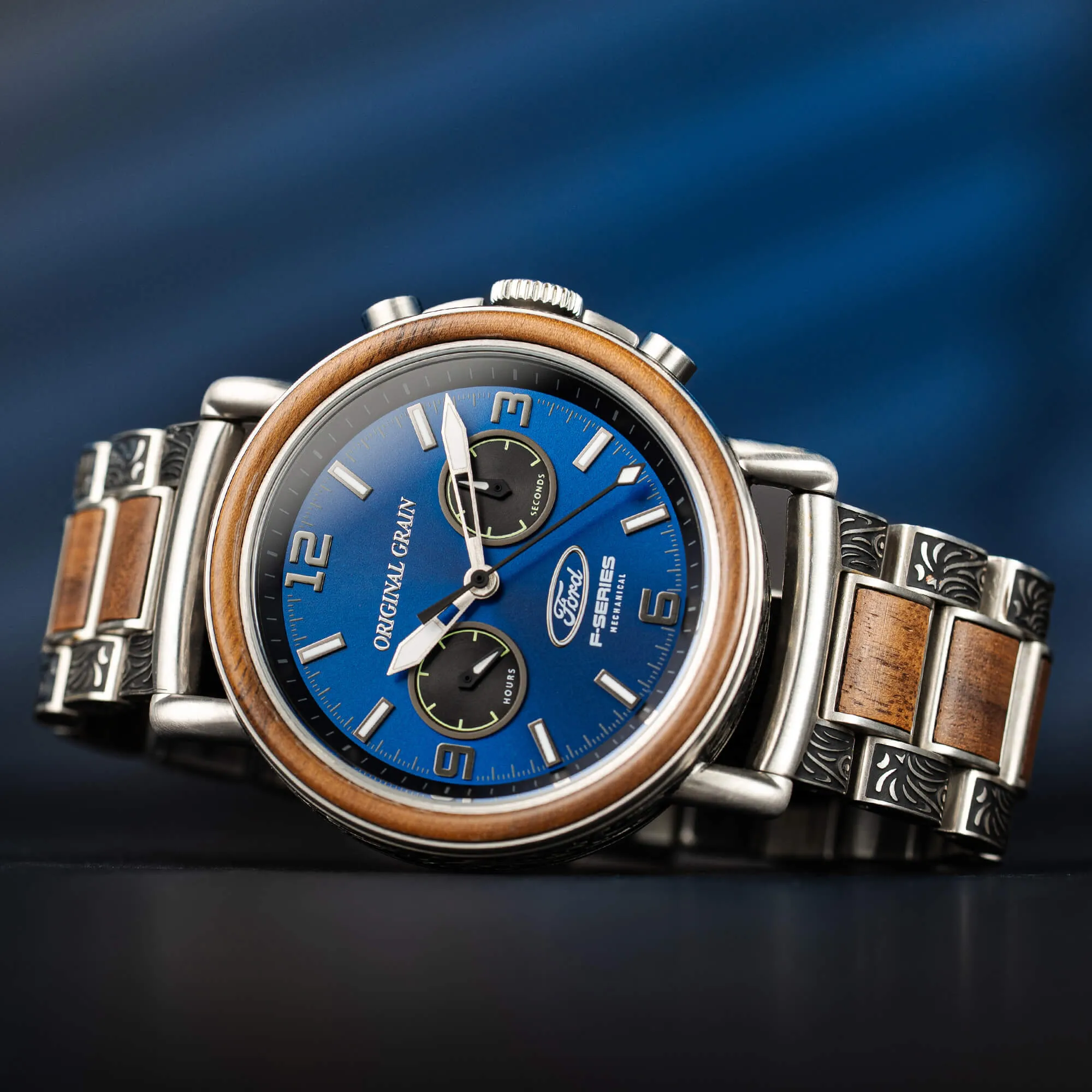 Ford x Original Grain Western Mechanical Chrono 44mm Watch sold by Ford product image thumbnail 4