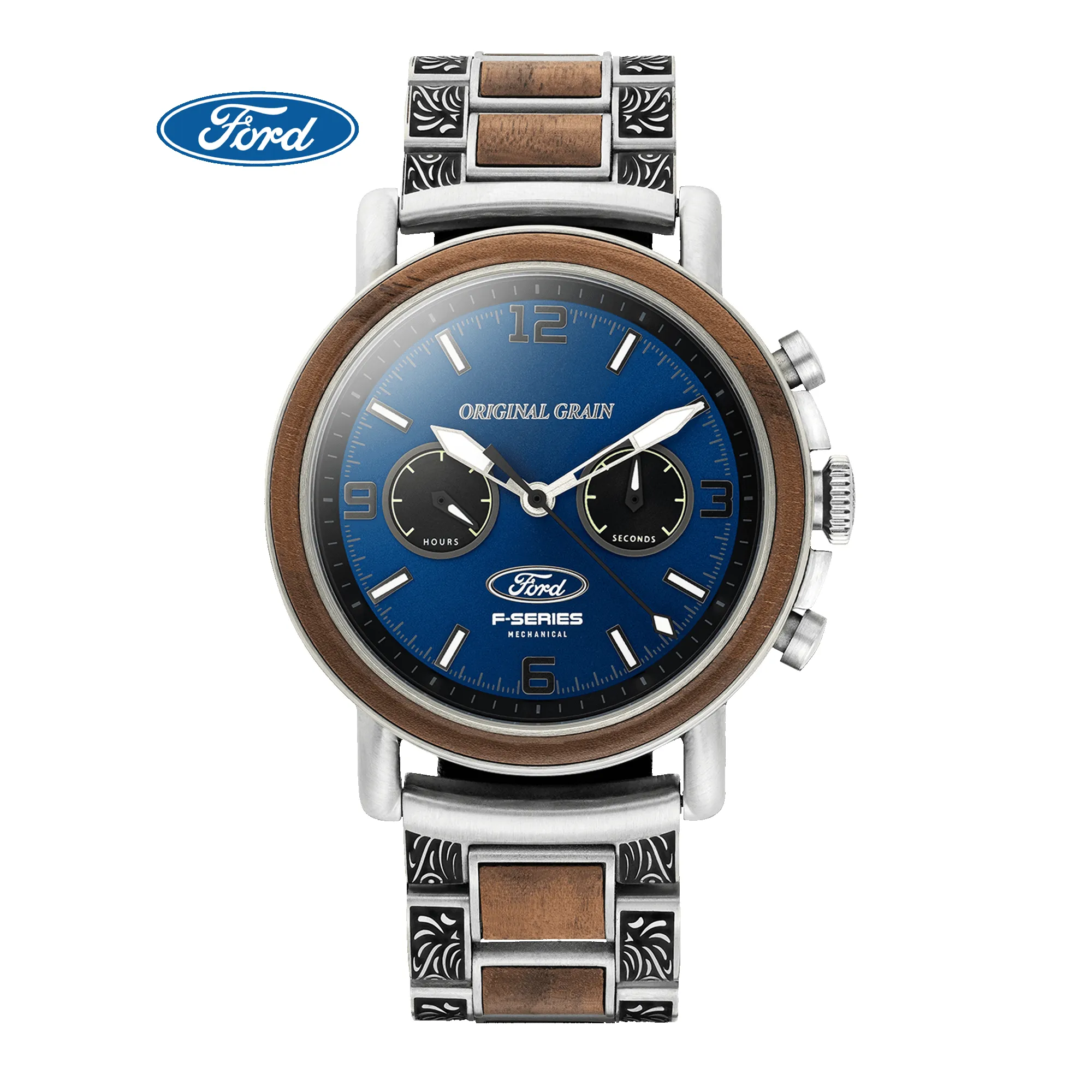 Ford x Original Grain Western Mechanical Chrono 44mm Watch sold by Ford