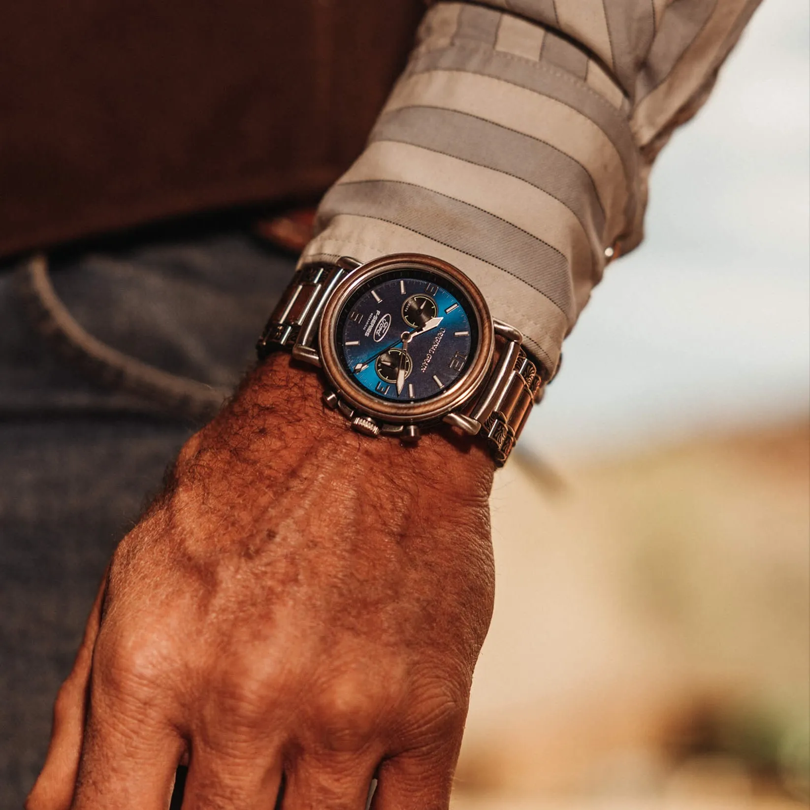 Ford x Original Grain Western Mechanical Chrono 44mm Watch sold by Ford product image thumbnail 5
