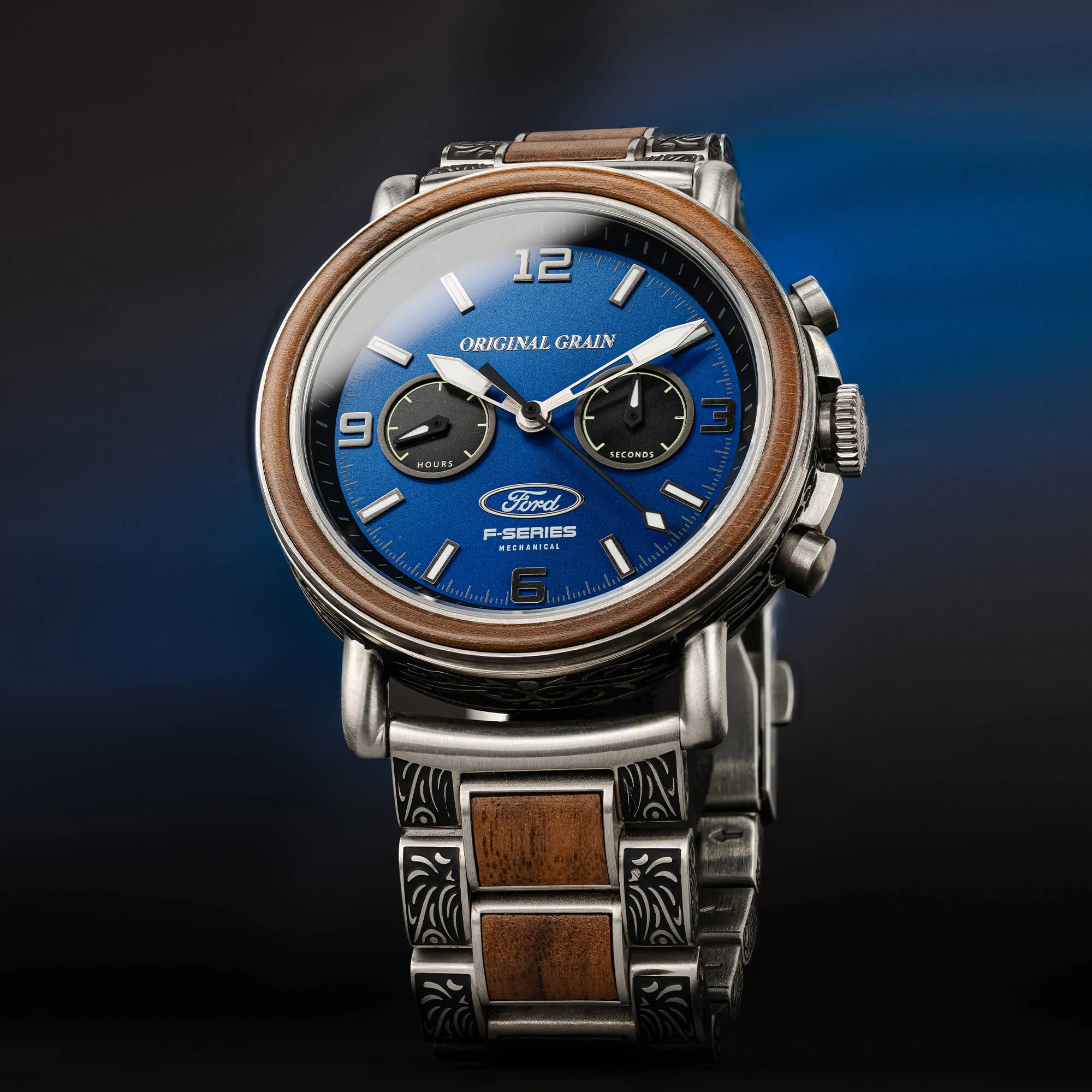Ford x Original Grain Western Mechanical Chrono 44mm Watch sold by Ford product image thumbnail 2