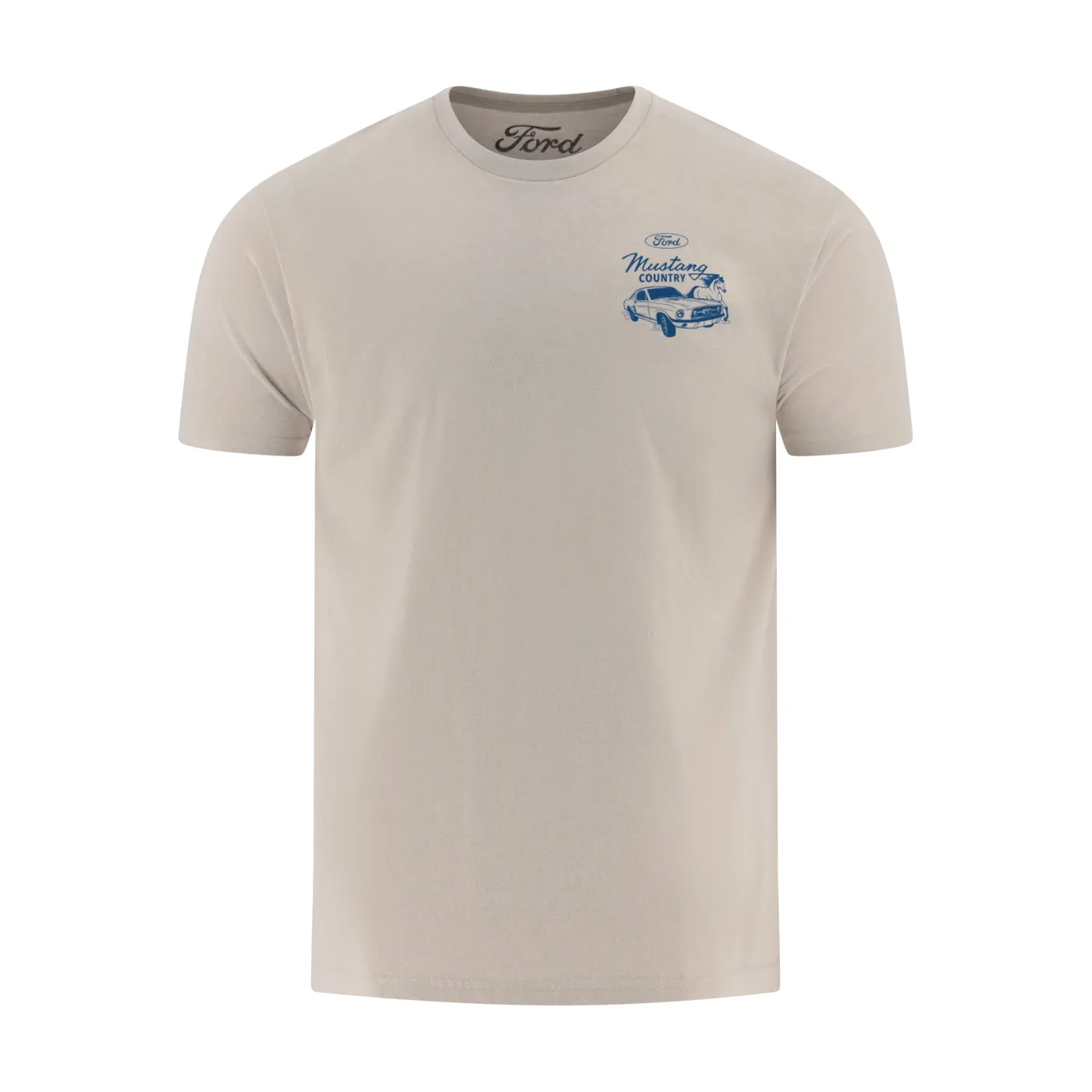 Ford Mustang Country Mens Retro Graphic T-Shirt sold by Ford