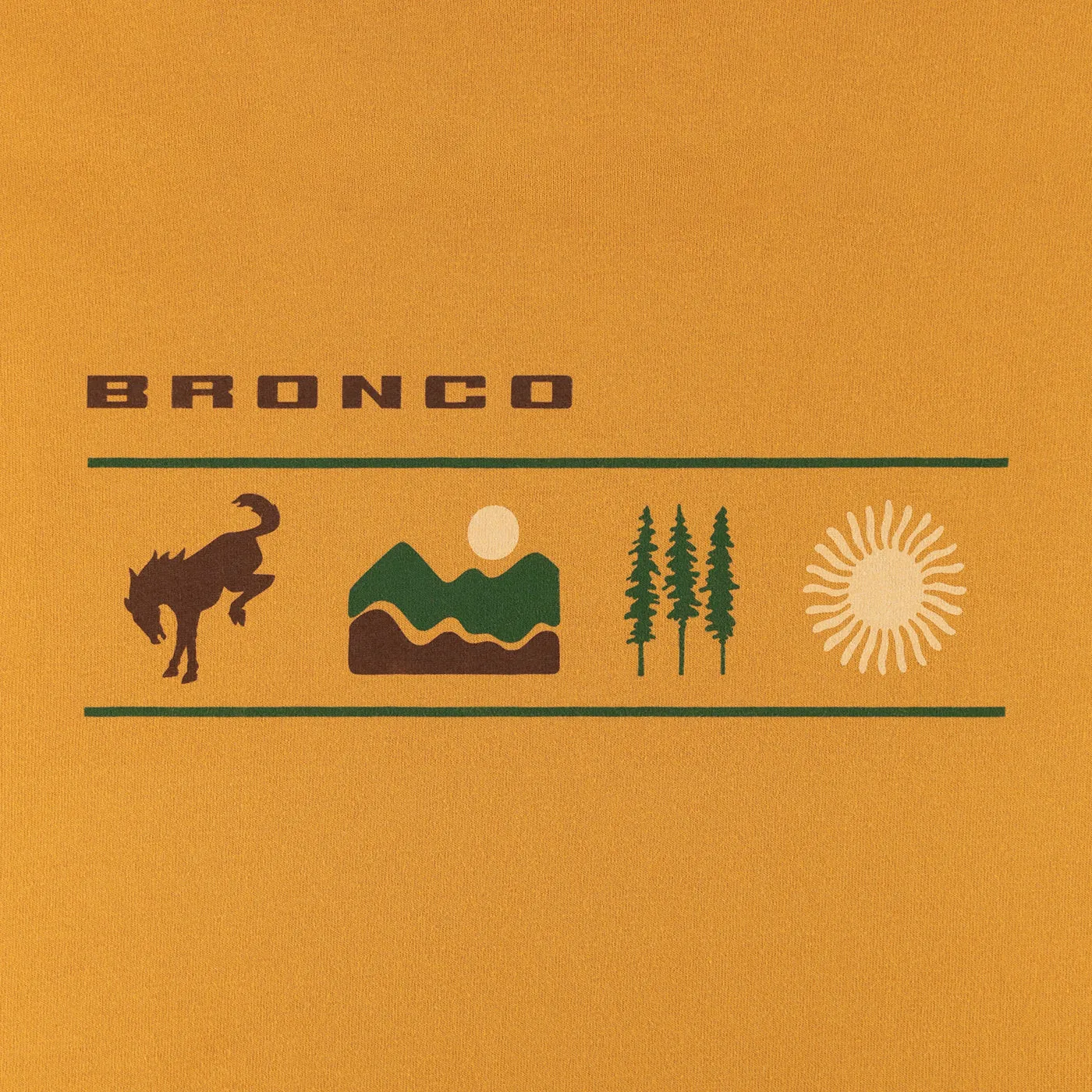 Ford Bronco Womens Trail Graphic Boxy T-Shirt sold by Ford product image thumbnail 3