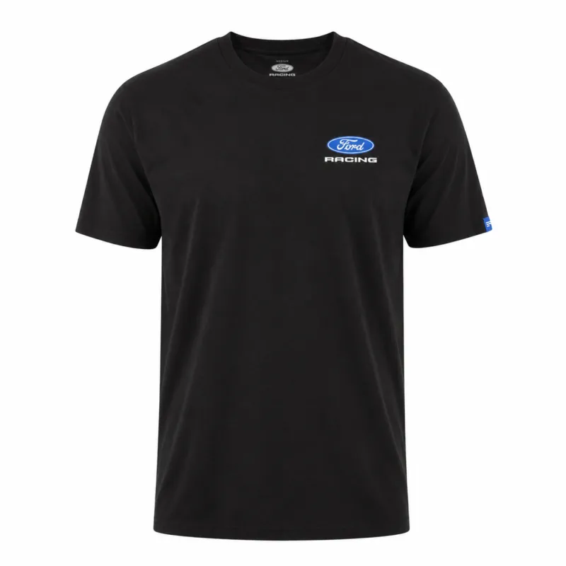 Ford Racing Mens Black Graphic T-Shirt made by Ford