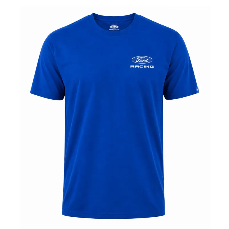 Ford Racing Blue Mens Graphic T-Shirt made by Ford