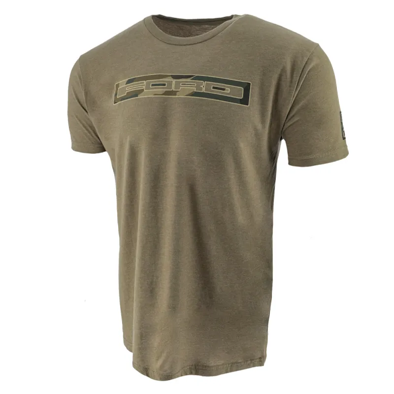 Ford F-150 Mens Camo Logo Short Sleeve T-Shirt sold by Ford