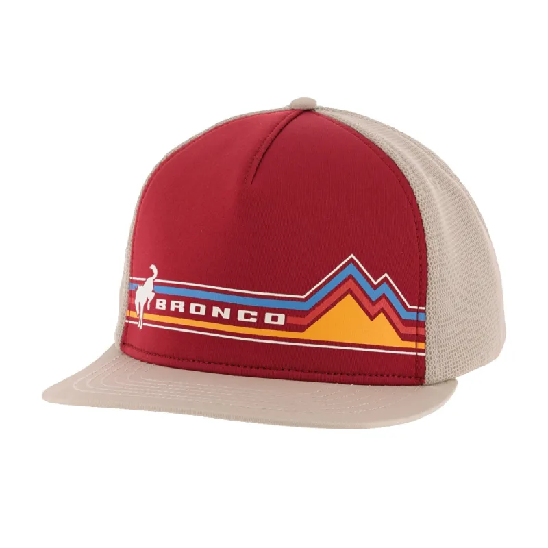 Ford Bronco Mountain Stripe Snapback Hat made by Ford