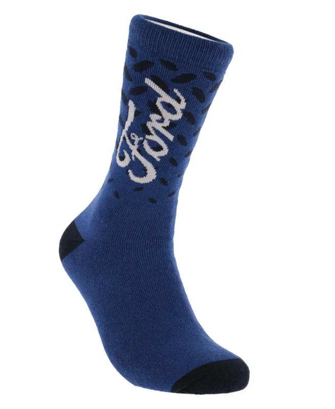 Ford Men's Script Knit Socks sold by Ford