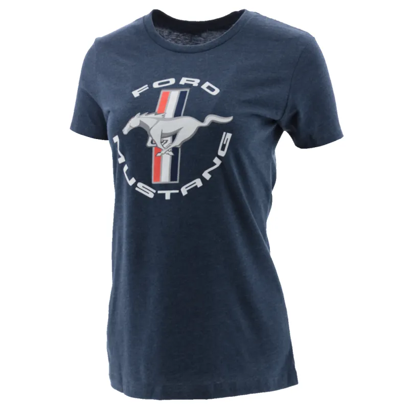 Ford Mustang Women's Tribar T-Shirt sold by Ford