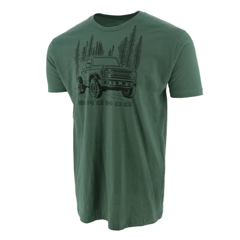 Ford Bronco Men's Treeline T-Shirt sold by Ford