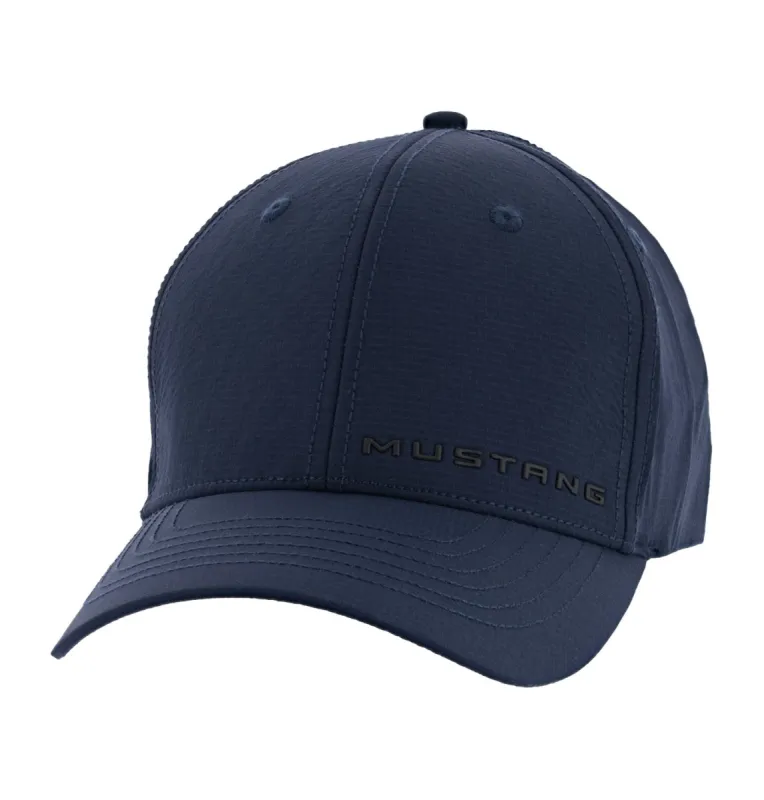 Ford Mustang Off-Set Logo Stretch Fit Hat sold by Ford