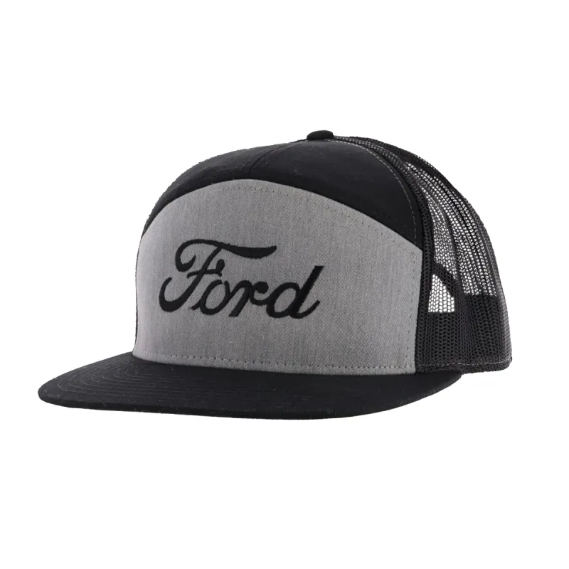 Ford Script 7-Panel Snapback Hat sold by Ford