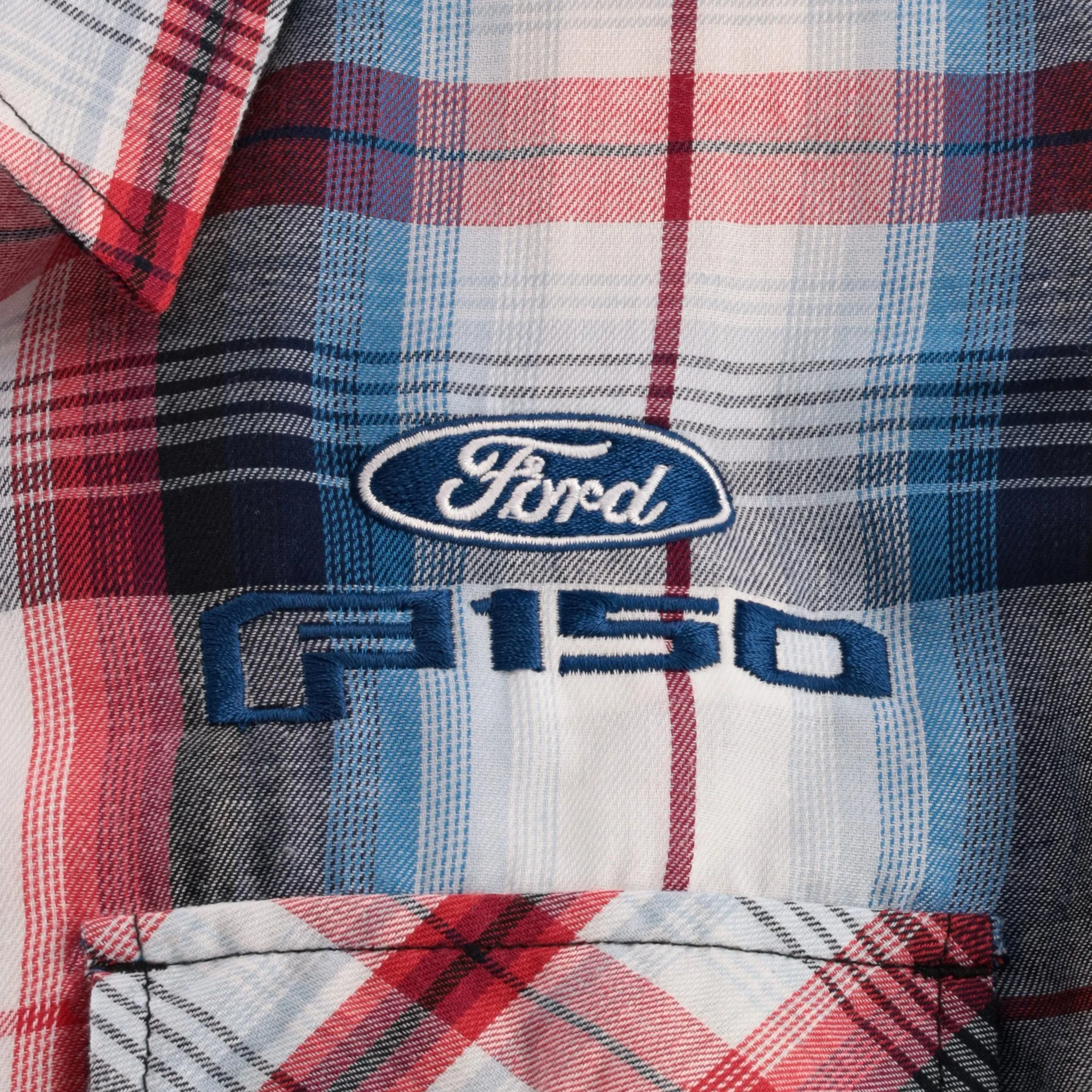 Ford Trucks Men's F-150 Plaid Button Up Shirt sold by Ford product image thumbnail 3