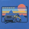 Ford Bronco Mens Blue Off Road Retro Desert Graphic T-Shirt sold by Ford