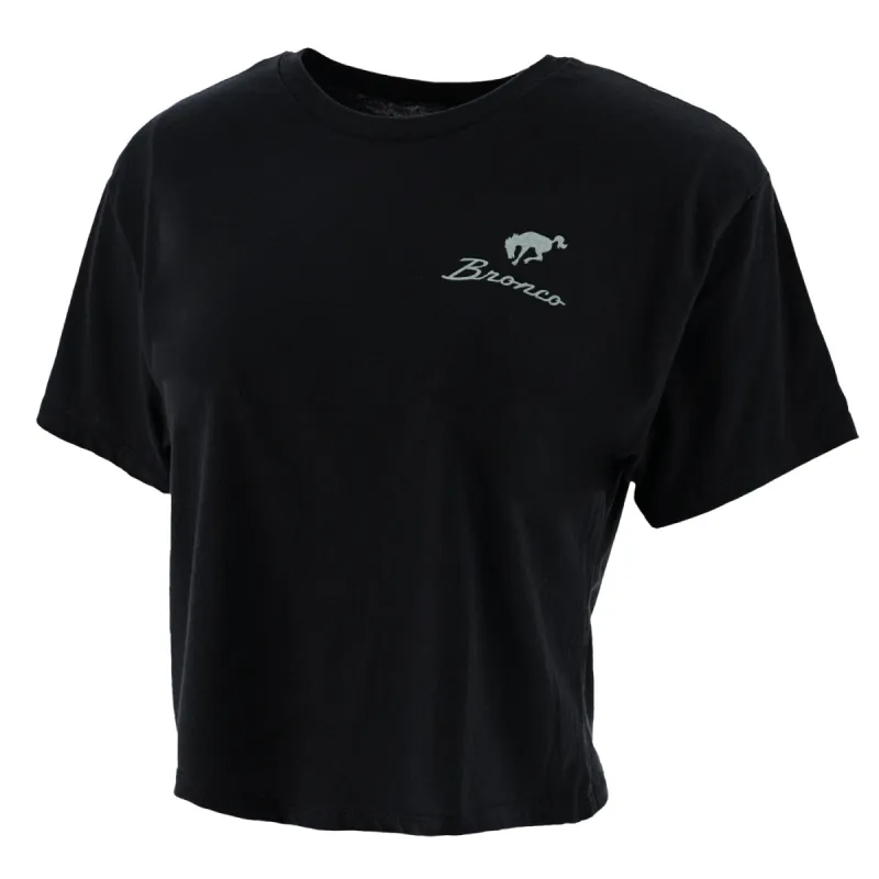 Ford Bronco Women's Relaxed Crop T-Shirt sold by Ford