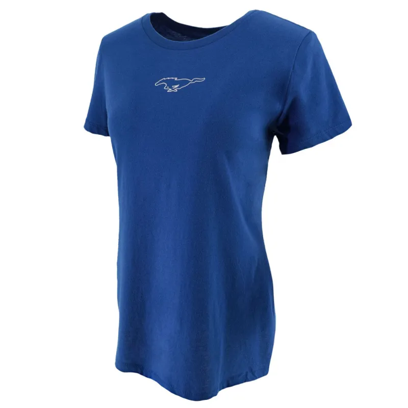 Ford Mustang Mach-E Women's Off-Set Logo T-Shirt sold by Ford