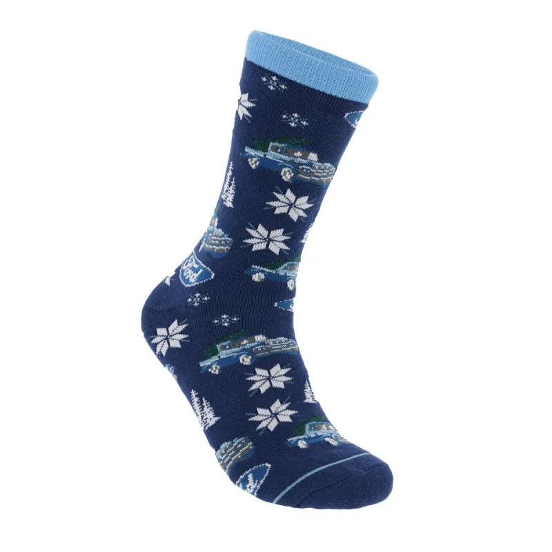 Ford Logo Holiday Socks sold by Ford