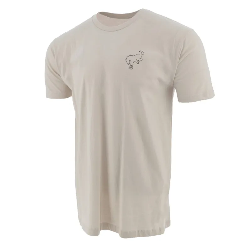 Ford Bronco Men's Bronco Line Art T-Shirt sold by Ford
