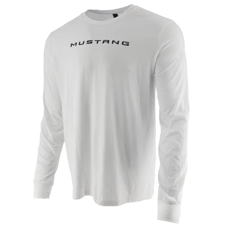 Ford Mustang Dark Horse Men's Logo Long Sleeve T-Shirt sold by Ford