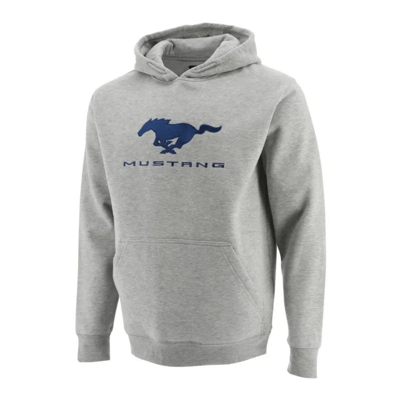 Ford Mustang Men's Embroidered Hooded Pullover Fleece made by Ford