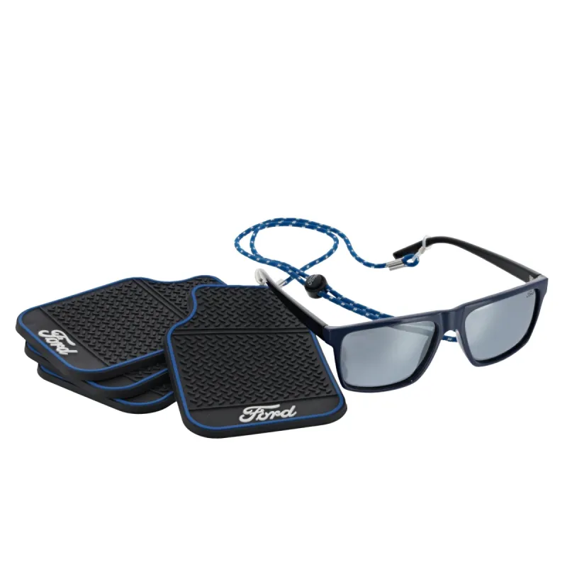 Ford Logo Retro Sunglass Gift Set made by Ford