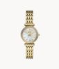 Carlie Mini Three-Hand Gold-Tone Stainless-Steel Watch sold by Fossil
