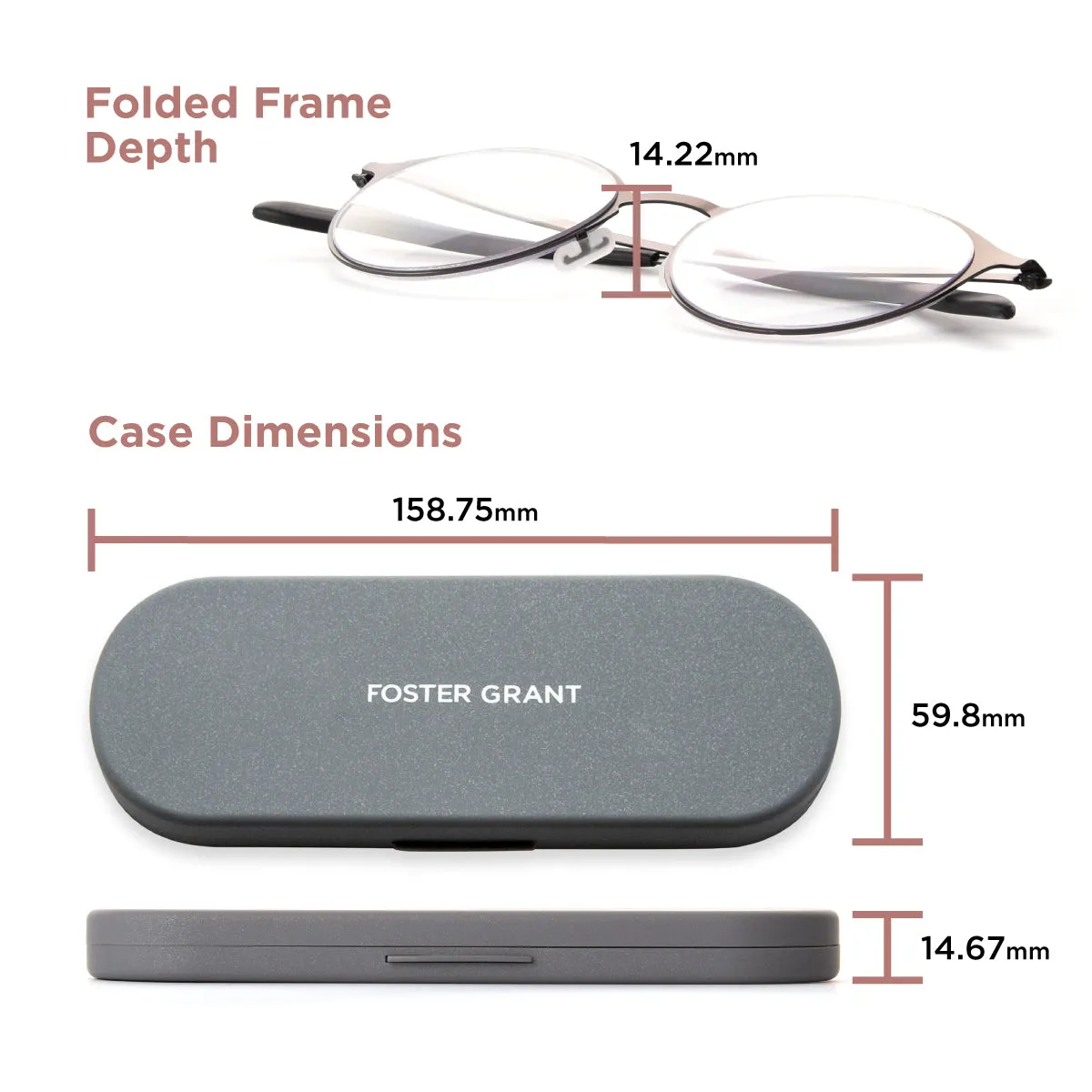 Hayden Super Flat Reading Glasses sold by Foster Grant product image thumbnail 3