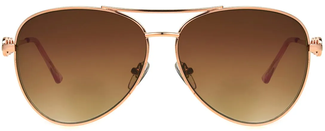 Agatha Rose Gold SunReaders® sold by Foster Grant