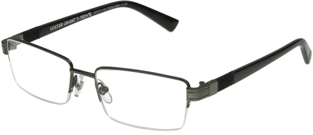 Ti-Tech Dark Gunmetal Semi-Rimless sold by Foster Grant product image thumbnail 2