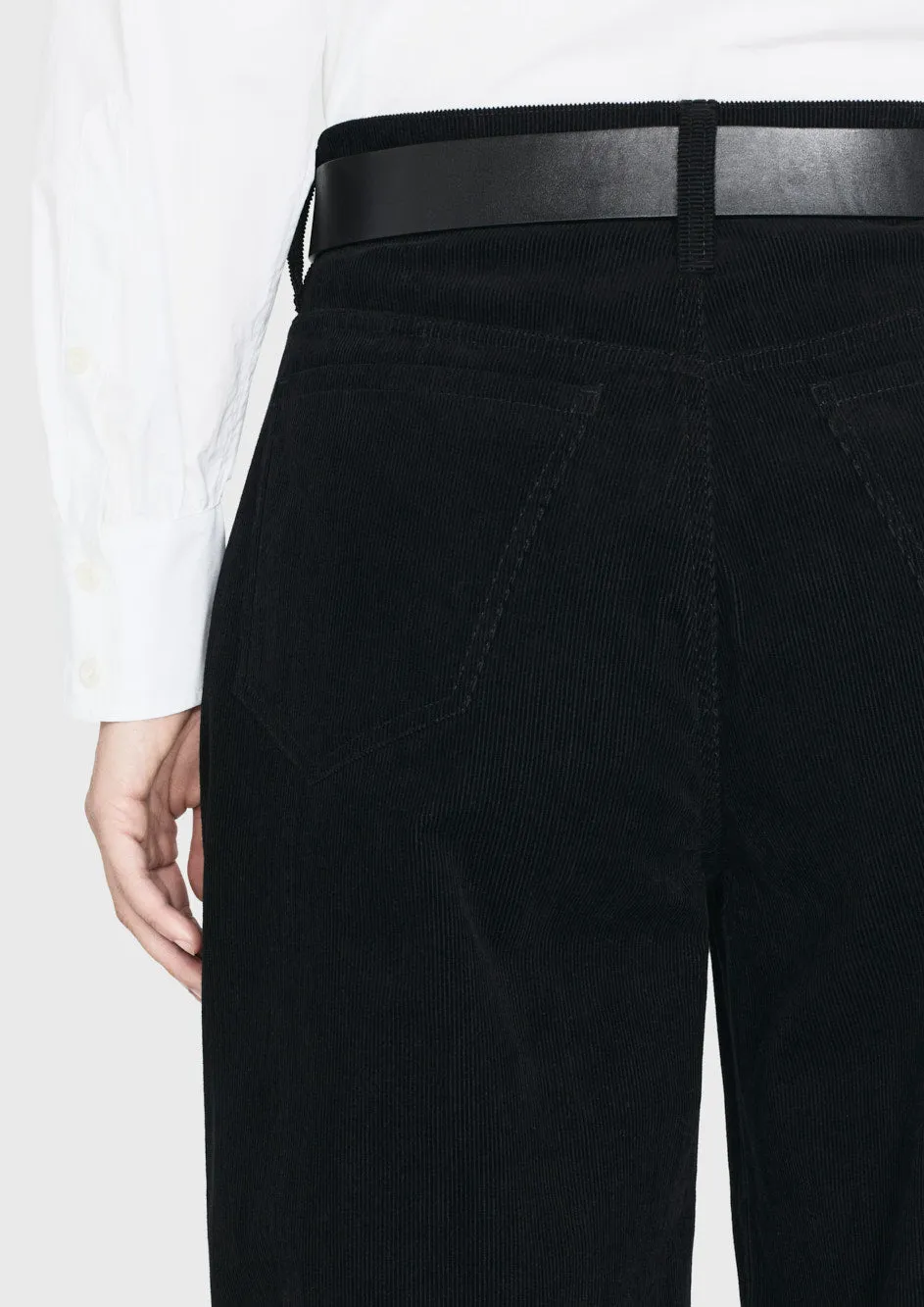 The Corduroy Trouser -- Black sold by Frame Denim product image thumbnail 4