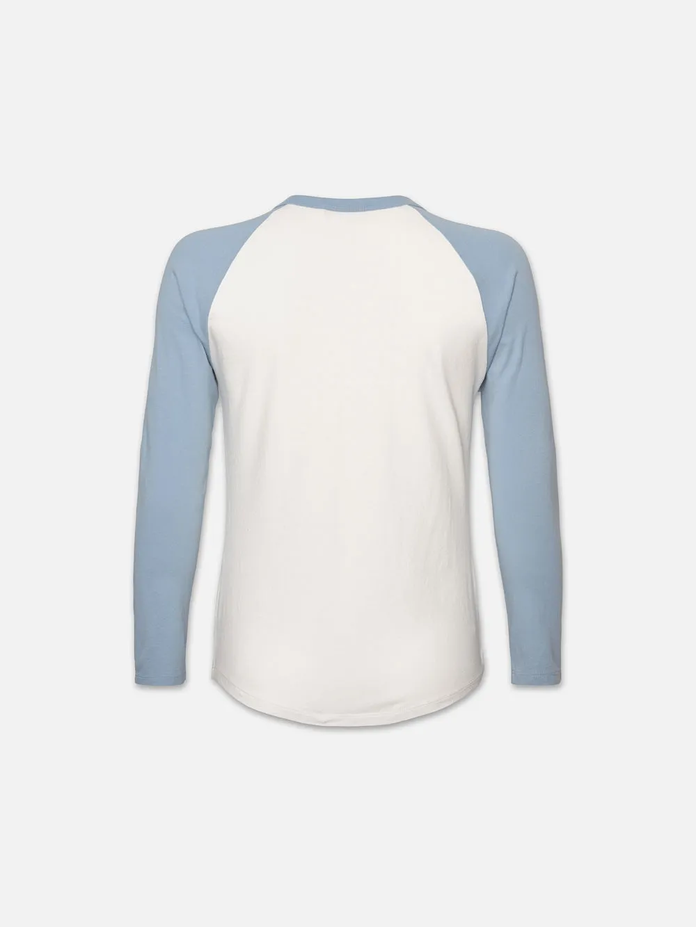 Raglan Baseball Tee -- Sky Blue Multi sold by Frame Denim product image thumbnail 5