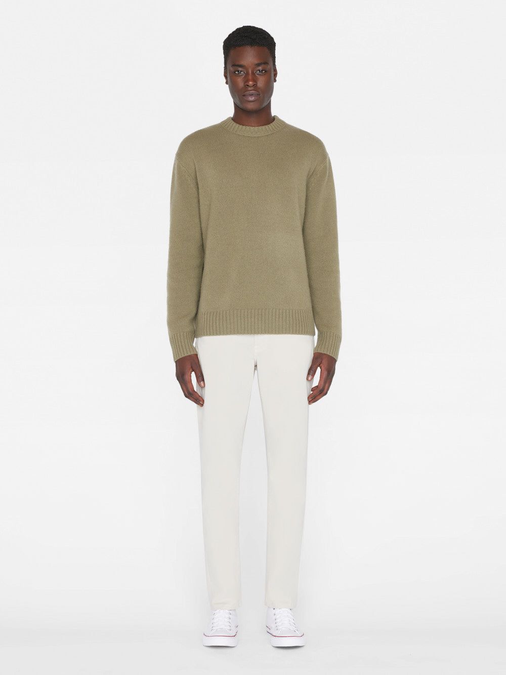 L'Homme Slim Crop Brushed Twill -- Milk Beige sold by Frame Denim product image thumbnail 2