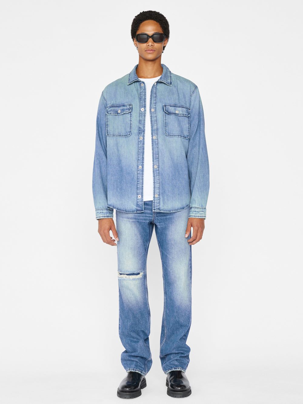 Classic Denim Shirt -- Lookout sold by Frame Denim